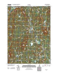 Troy New Hampshire Historical topographic map, 1:24000 scale, 7.5 X 7.5 Minute, Year 2012