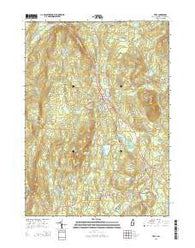 Troy New Hampshire Current topographic map, 1:24000 scale, 7.5 X 7.5 Minute, Year 2015