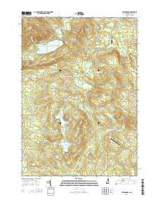 Tuftonboro New Hampshire Current topographic map, 1:24000 scale, 7.5 X 7.5 Minute, Year 2015