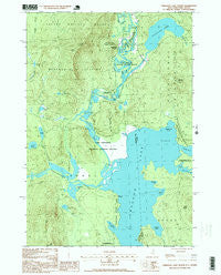 Umbagog Lake North New Hampshire Historical topographic map, 1:24000 scale, 7.5 X 7.5 Minute, Year 1995