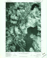 Umbagog Lake North New Hampshire Historical topographic map, 1:24000 scale, 7.5 X 7.5 Minute, Year 1976