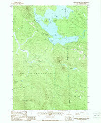 Umbagog Lake South New Hampshire Historical topographic map, 1:24000 scale, 7.5 X 7.5 Minute, Year 1988