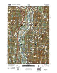 Walpole New Hampshire Historical topographic map, 1:24000 scale, 7.5 X 7.5 Minute, Year 2012