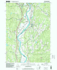Walpole New Hampshire Historical topographic map, 1:24000 scale, 7.5 X 7.5 Minute, Year 1998