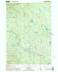 Warner New Hampshire Historical topographic map, 1:24000 scale, 7.5 X 7.5 Minute, Year 1998