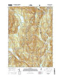 Warren New Hampshire Current topographic map, 1:24000 scale, 7.5 X 7.5 Minute, Year 2015