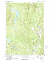 Warren New Hampshire Historical topographic map, 1:24000 scale, 7.5 X 7.5 Minute, Year 1973