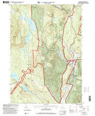 Warren New Hampshire Historical topographic map, 1:24000 scale, 7.5 X 7.5 Minute, Year 1995