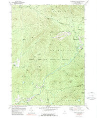 Waterville Valley New Hampshire Historical topographic map, 1:24000 scale, 7.5 X 7.5 Minute, Year 1980
