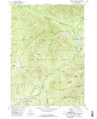 Waterville Valley New Hampshire Historical topographic map, 1:24000 scale, 7.5 X 7.5 Minute, Year 1980