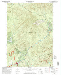 Waterville Valley New Hampshire Historical topographic map, 1:24000 scale, 7.5 X 7.5 Minute, Year 1995