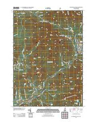 Waterville Valley New Hampshire Historical topographic map, 1:24000 scale, 7.5 X 7.5 Minute, Year 2012