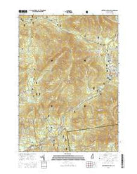 Waterville Valley New Hampshire Current topographic map, 1:24000 scale, 7.5 X 7.5 Minute, Year 2015
