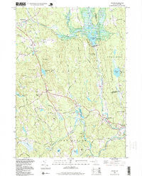 Weare New Hampshire Historical topographic map, 1:24000 scale, 7.5 X 7.5 Minute, Year 1995
