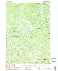 Webster New Hampshire Historical topographic map, 1:24000 scale, 7.5 X 7.5 Minute, Year 1987