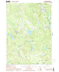 Webster New Hampshire Historical topographic map, 1:24000 scale, 7.5 X 7.5 Minute, Year 2000