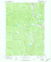 Wentworth New Hampshire Historical topographic map, 1:24000 scale, 7.5 X 7.5 Minute, Year 1974