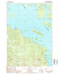 West Alton New Hampshire Historical topographic map, 1:24000 scale, 7.5 X 7.5 Minute, Year 1987