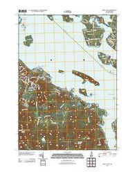 West Alton New Hampshire Historical topographic map, 1:24000 scale, 7.5 X 7.5 Minute, Year 2012