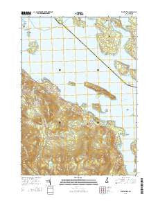 West Alton New Hampshire Current topographic map, 1:24000 scale, 7.5 X 7.5 Minute, Year 2015
