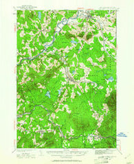 Whitefield New Hampshire Historical topographic map, 1:62500 scale, 15 X 15 Minute, Year 1935