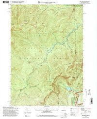Wild River New Hampshire Historical topographic map, 1:24000 scale, 7.5 X 7.5 Minute, Year 1995