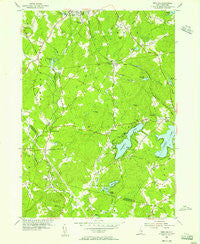Windham New Hampshire Historical topographic map, 1:24000 scale, 7.5 X 7.5 Minute, Year 1953