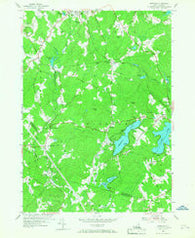 Windham New Hampshire Historical topographic map, 1:24000 scale, 7.5 X 7.5 Minute, Year 1953
