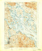 Winnepesaukee New Hampshire Historical topographic map, 1:62500 scale, 15 X 15 Minute, Year 1909
