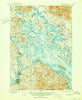Winnipesaukee New Hampshire Historical topographic map, 1:62500 scale, 15 X 15 Minute, Year 1909