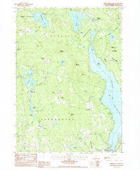 Winnisquam Lake New Hampshire Historical topographic map, 1:24000 scale, 7.5 X 7.5 Minute, Year 1987