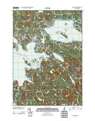Wolfeboro New Hampshire Historical topographic map, 1:24000 scale, 7.5 X 7.5 Minute, Year 2012