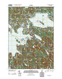 Wolfeboro New Hampshire Historical topographic map, 1:24000 scale, 7.5 X 7.5 Minute, Year 2012
