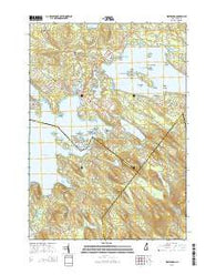 Wolfeboro New Hampshire Current topographic map, 1:24000 scale, 7.5 X 7.5 Minute, Year 2015
