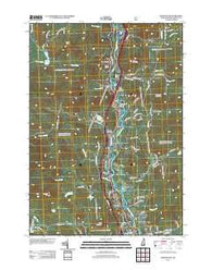 Woodstock New Hampshire Historical topographic map, 1:24000 scale, 7.5 X 7.5 Minute, Year 2012