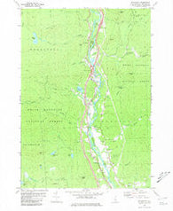 Woodstock New Hampshire Historical topographic map, 1:24000 scale, 7.5 X 7.5 Minute, Year 1980