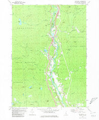 Woodstock New Hampshire Historical topographic map, 1:24000 scale, 7.5 X 7.5 Minute, Year 1980