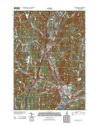 Woodsville New Hampshire Historical topographic map, 1:24000 scale, 7.5 X 7.5 Minute, Year 2012