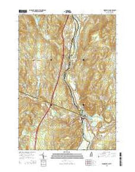 Woodsville New Hampshire Current topographic map, 1:24000 scale, 7.5 X 7.5 Minute, Year 2015