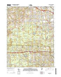 Adelphia New Jersey Historical topographic map, 1:24000 scale, 7.5 X 7.5 Minute, Year 2014
