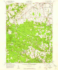 Adelphia New Jersey Historical topographic map, 1:24000 scale, 7.5 X 7.5 Minute, Year 1957