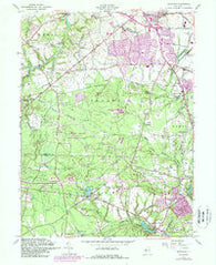Adelphia New Jersey Historical topographic map, 1:24000 scale, 7.5 X 7.5 Minute, Year 1957