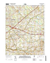 Allentown New Jersey Historical topographic map, 1:24000 scale, 7.5 X 7.5 Minute, Year 2014
