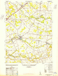 Allentown New Jersey Historical topographic map, 1:24000 scale, 7.5 X 7.5 Minute, Year 1948