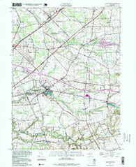 Allentown New Jersey Historical topographic map, 1:24000 scale, 7.5 X 7.5 Minute, Year 1995
