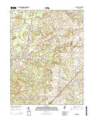 Alloway New Jersey Historical topographic map, 1:24000 scale, 7.5 X 7.5 Minute, Year 2014