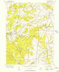 Alloway New Jersey Historical topographic map, 1:24000 scale, 7.5 X 7.5 Minute, Year 1955