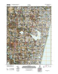 Asbury Park New Jersey Historical topographic map, 1:24000 scale, 7.5 X 7.5 Minute, Year 2011