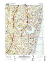 Asbury Park New Jersey Historical topographic map, 1:24000 scale, 7.5 X 7.5 Minute, Year 2014