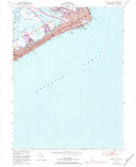 Atlantic City New Jersey Historical topographic map, 1:24000 scale, 7.5 X 7.5 Minute, Year 1952